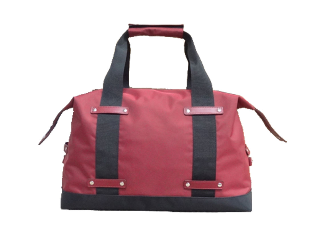 Classic Holdall in Red Side open