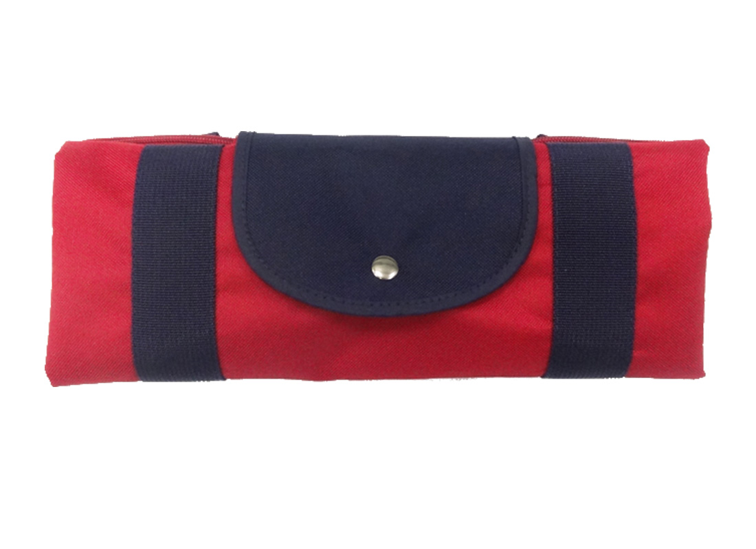 Folded Tote Bag in Red