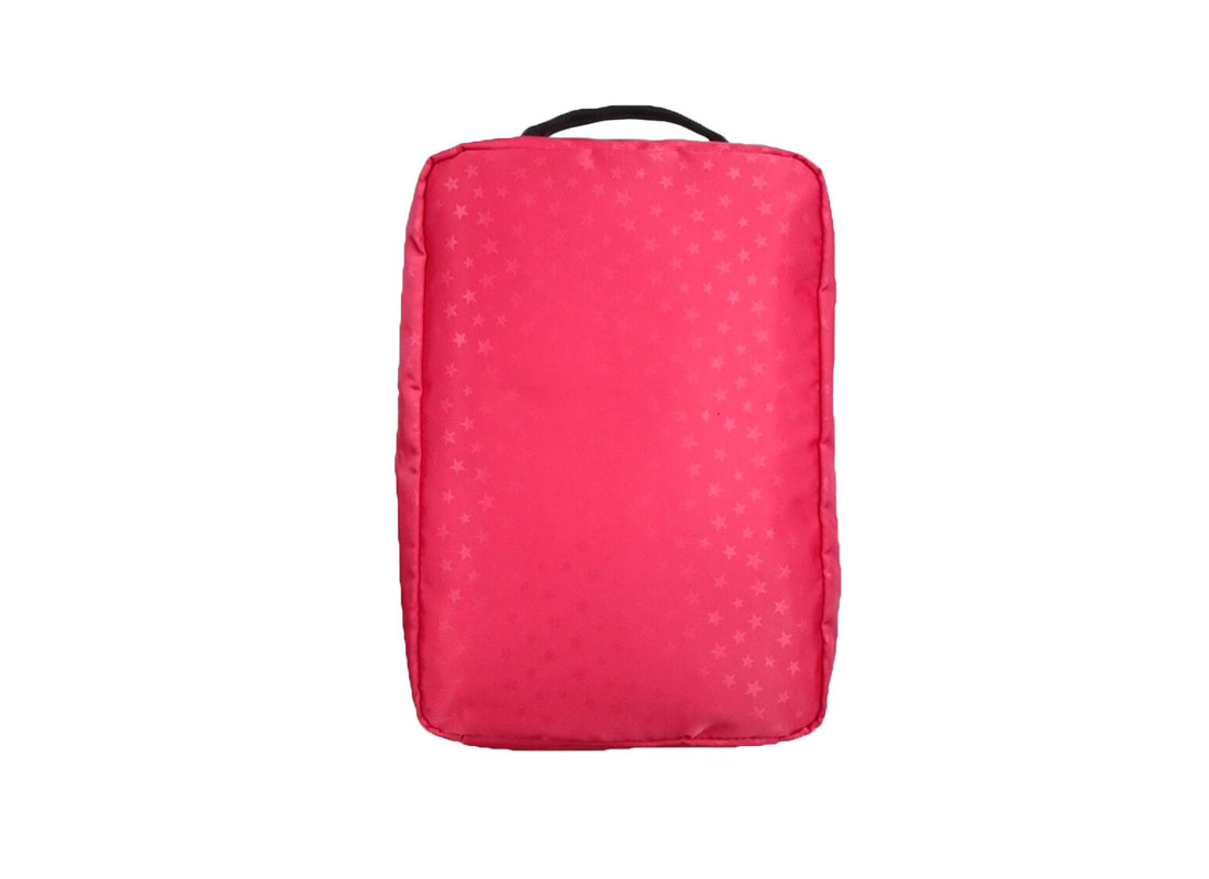 Travel Shoe Bag in Red Back