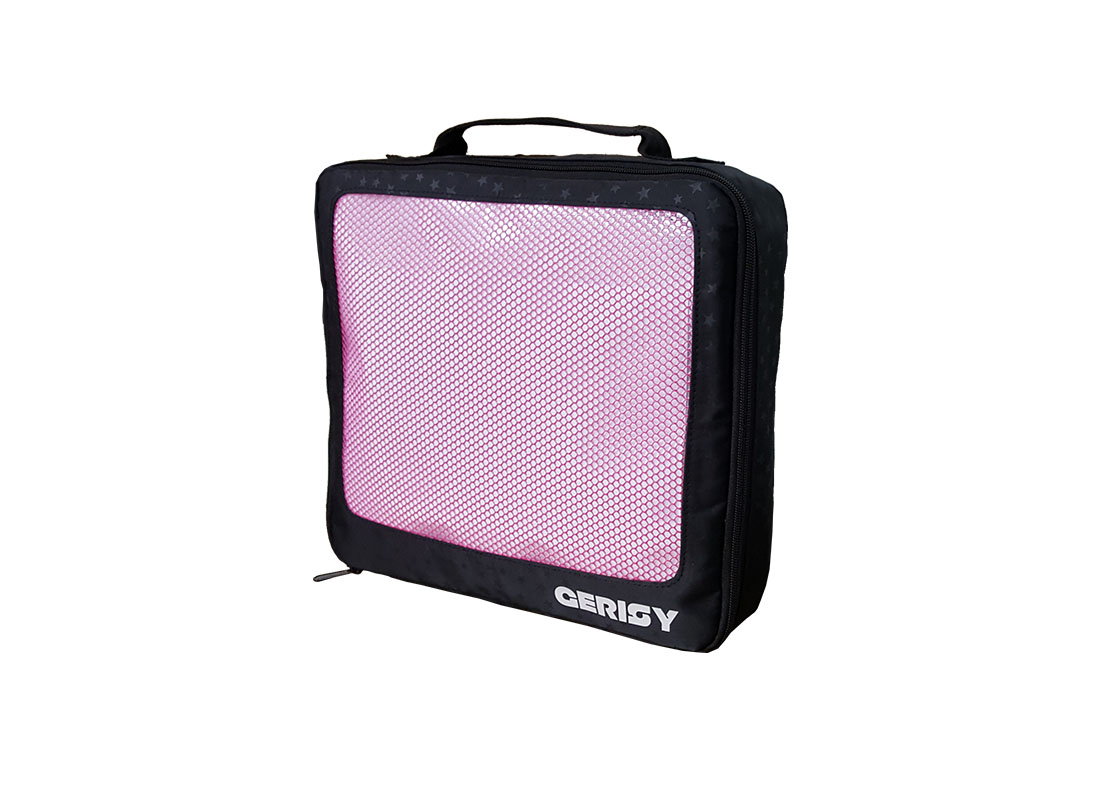 Medium travel kits bag with mesh front R side