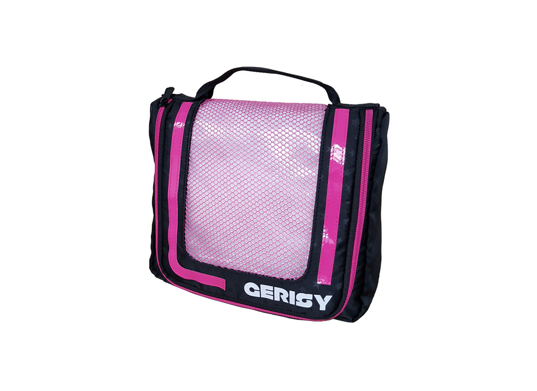 Travel kit bag mesh front XS side