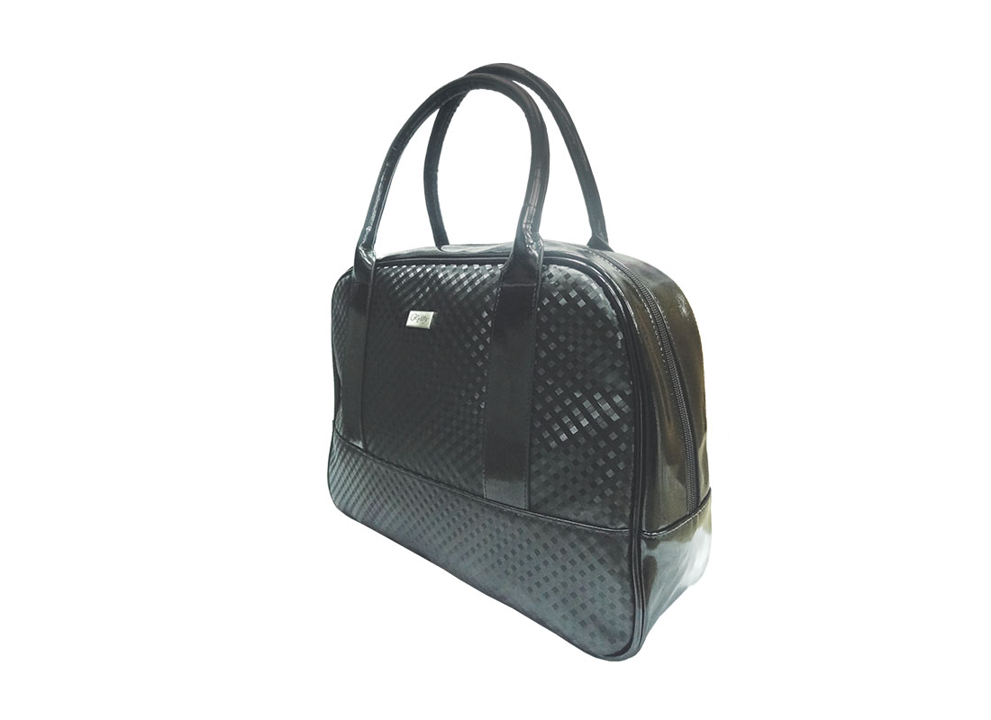 Women Boston Bag in black R side