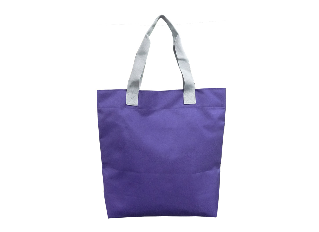 Foldable Bag in Purple Back