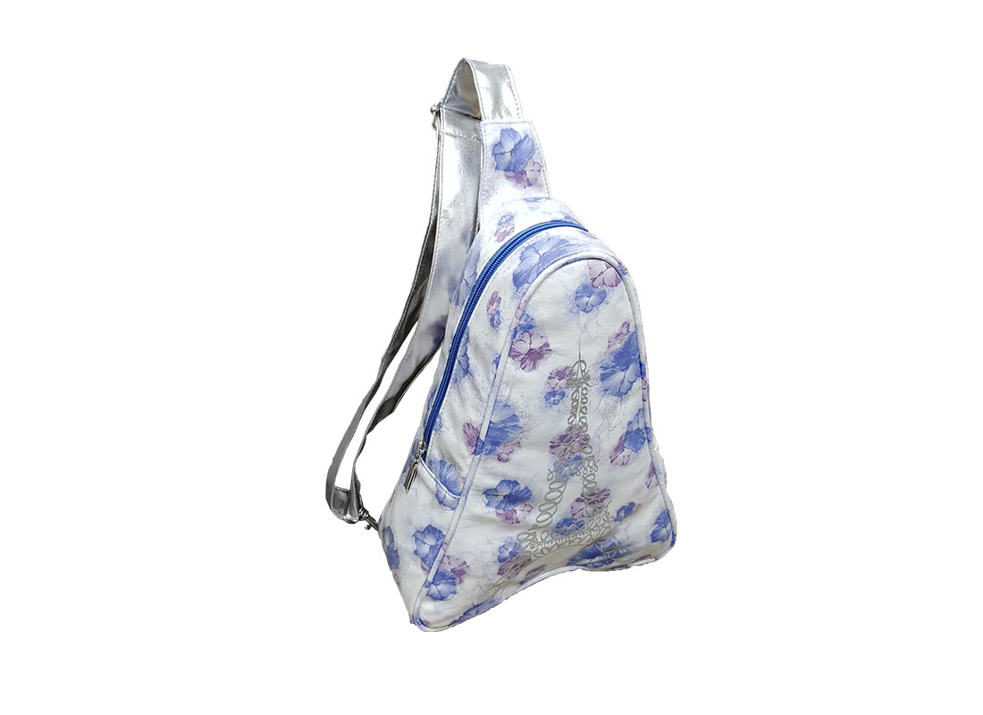 Women sling bag in tower shape side