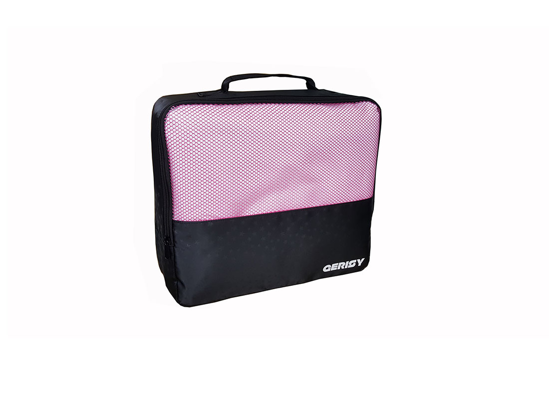 Extra Large Travel Kits Bag with mesh front L side