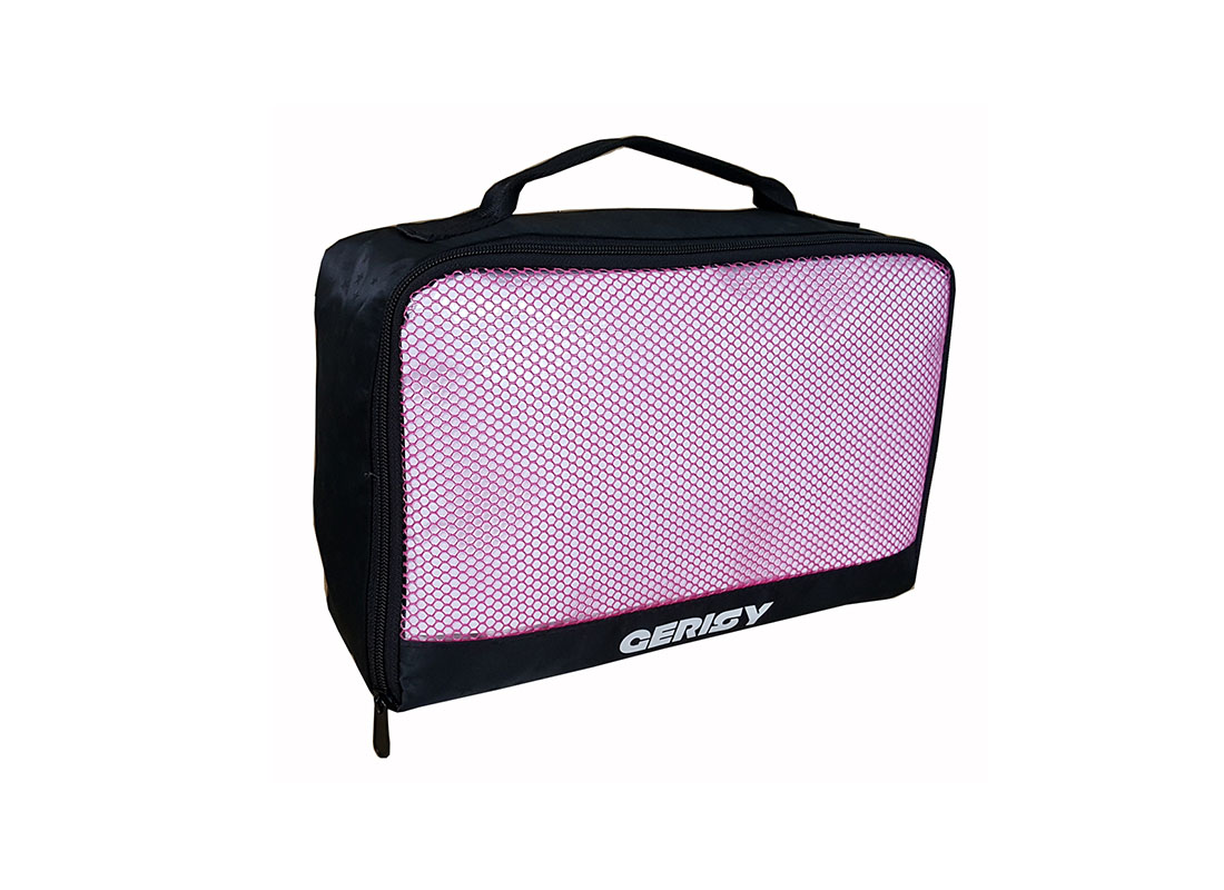 Small Travel kits bag with mesh front L side