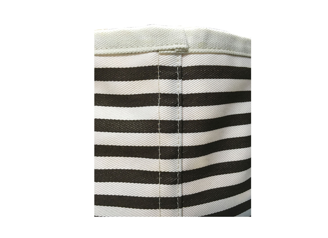 Stripes Tote Bag side close up