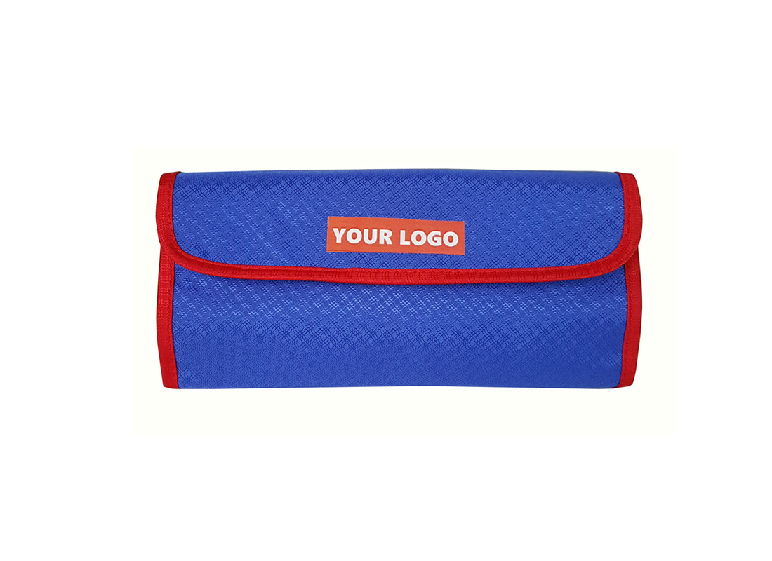 Accessories pouch in blue