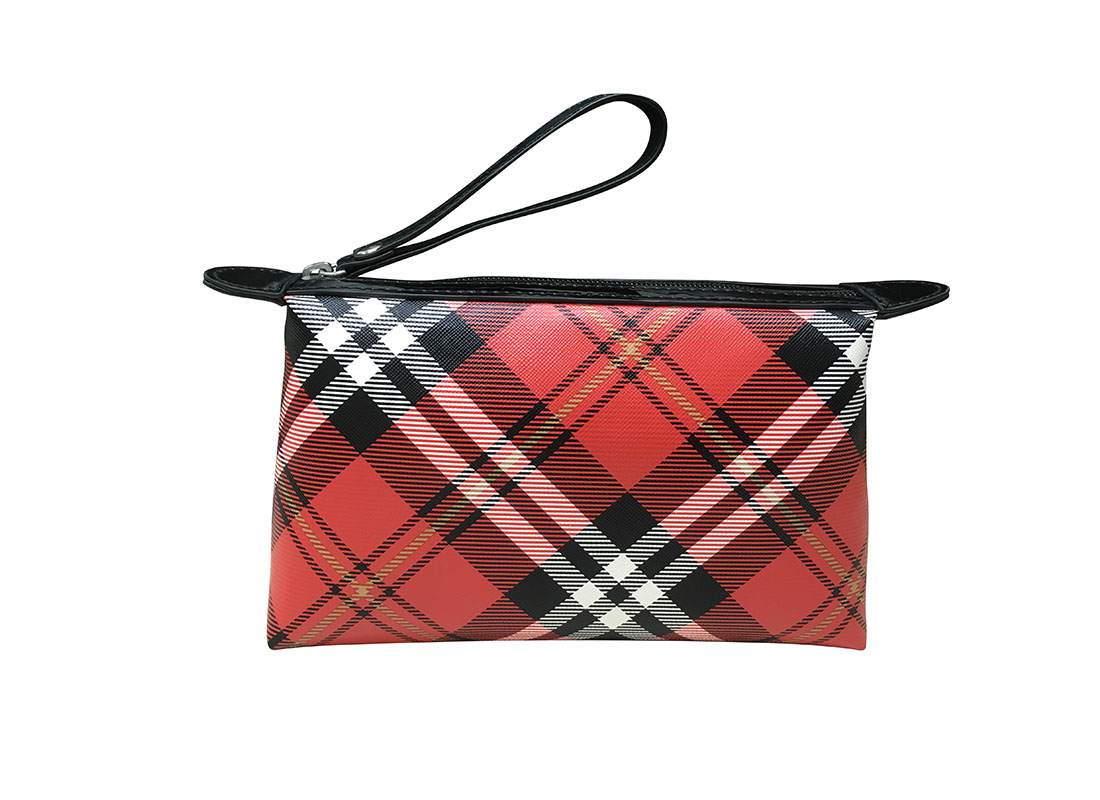 Plaid Cosmetic Pouch