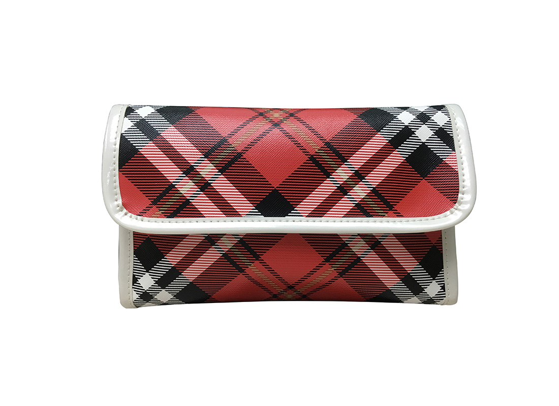Plaid Cosmetic Bag