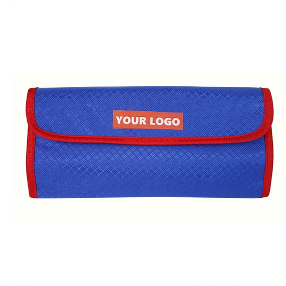 Accessories pouch in blue