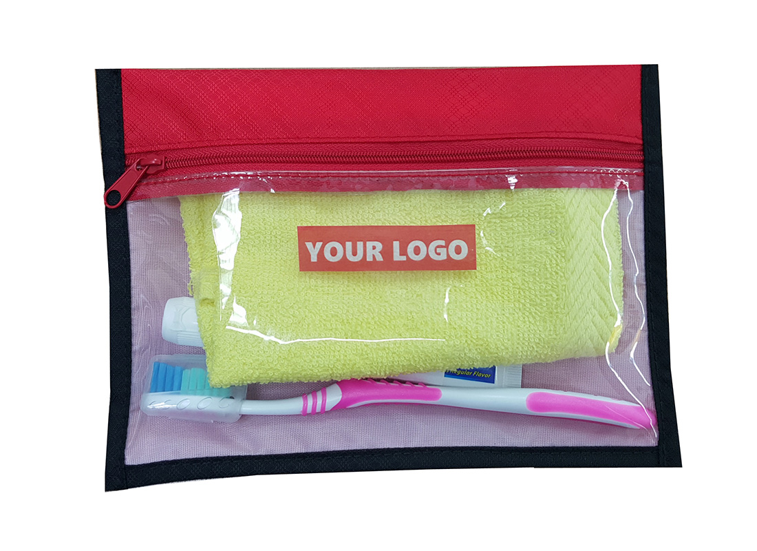 Transparent Toiletry Bag Display