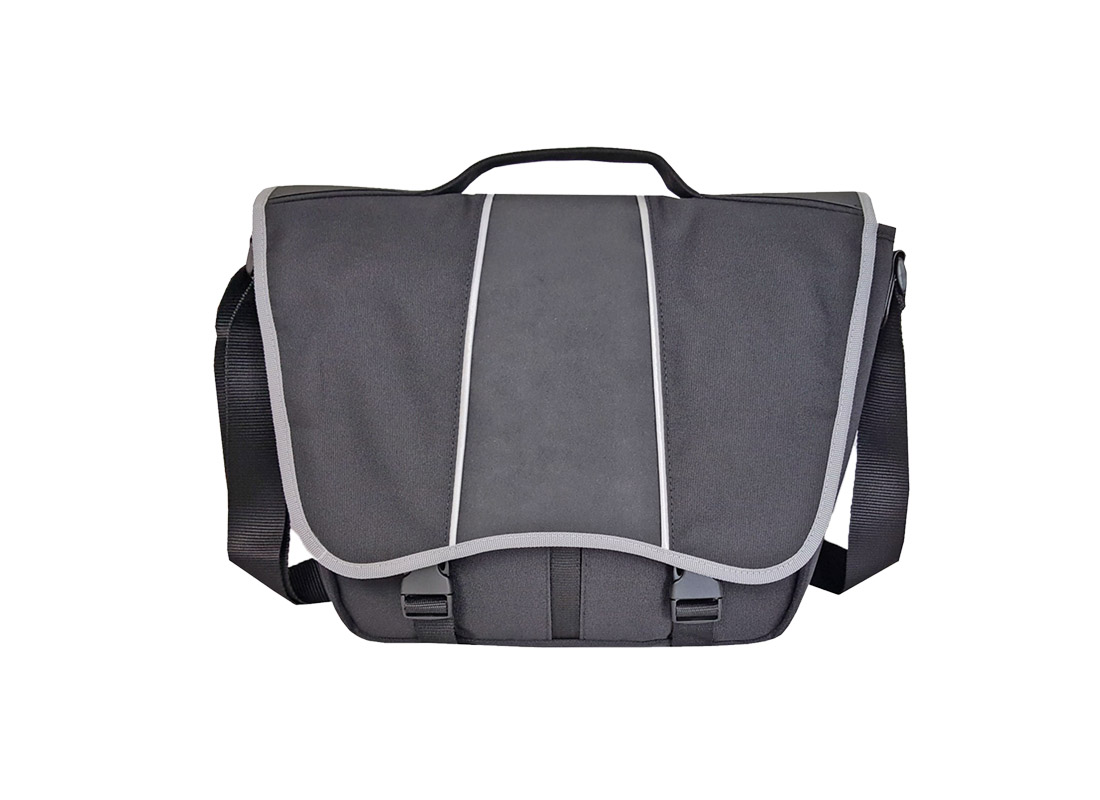 Messenger bag for men in black