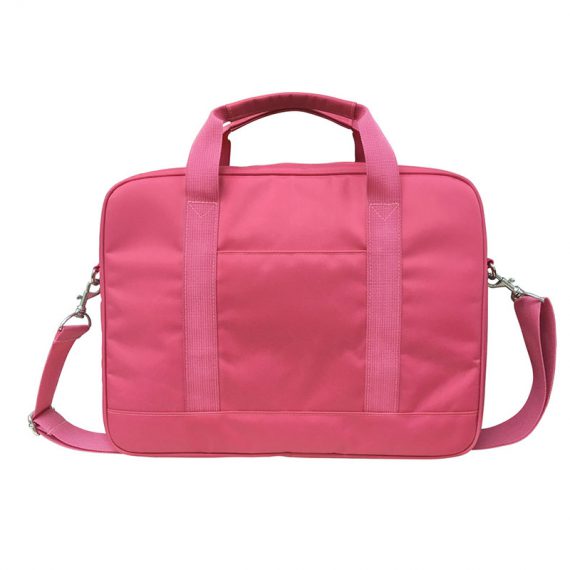 Laptop Bag for women in pink Nylon