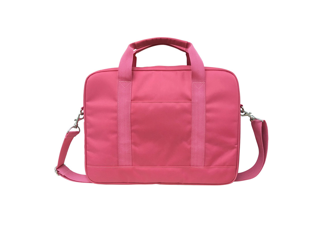 Laptop Bag for women in pink Nylon