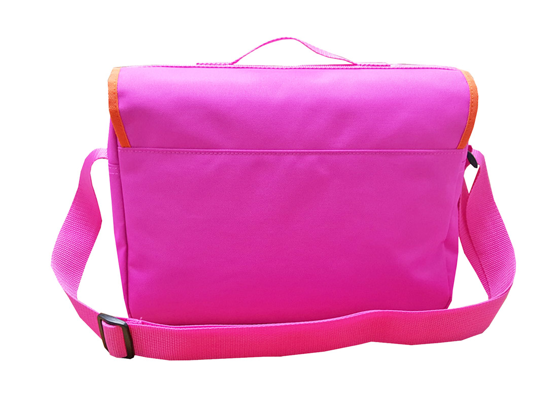 Girl Messenger Bag with front rainbow printing back