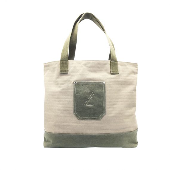 100% Cotton Tote with small front pocket
