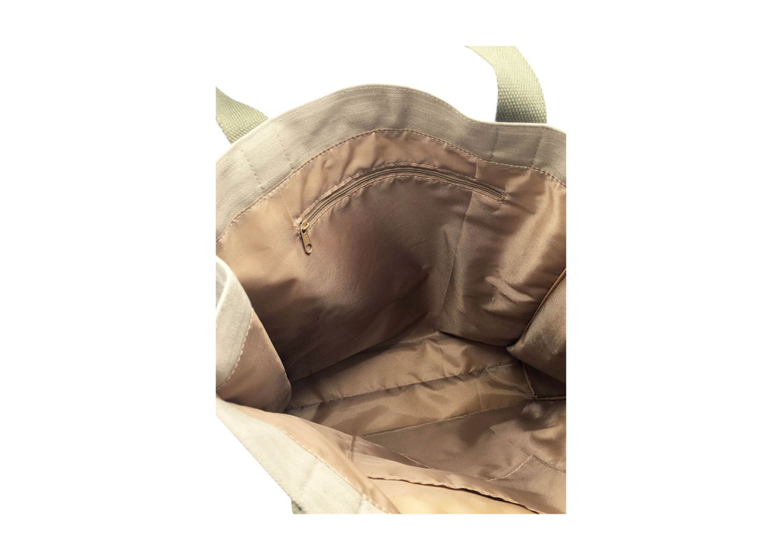 Interior of 100% Cotton Tote Bag