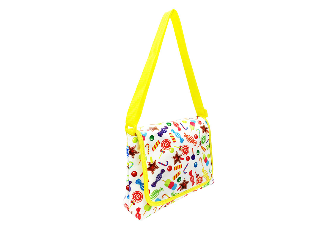 Mini Shoulder Bag with Candy printing L side