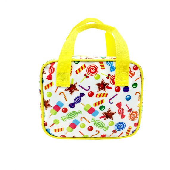 Mini Square Shaped Bag with Candy printing