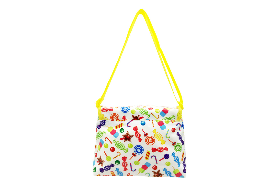 Mini Shoulder Bag with candy printing Back