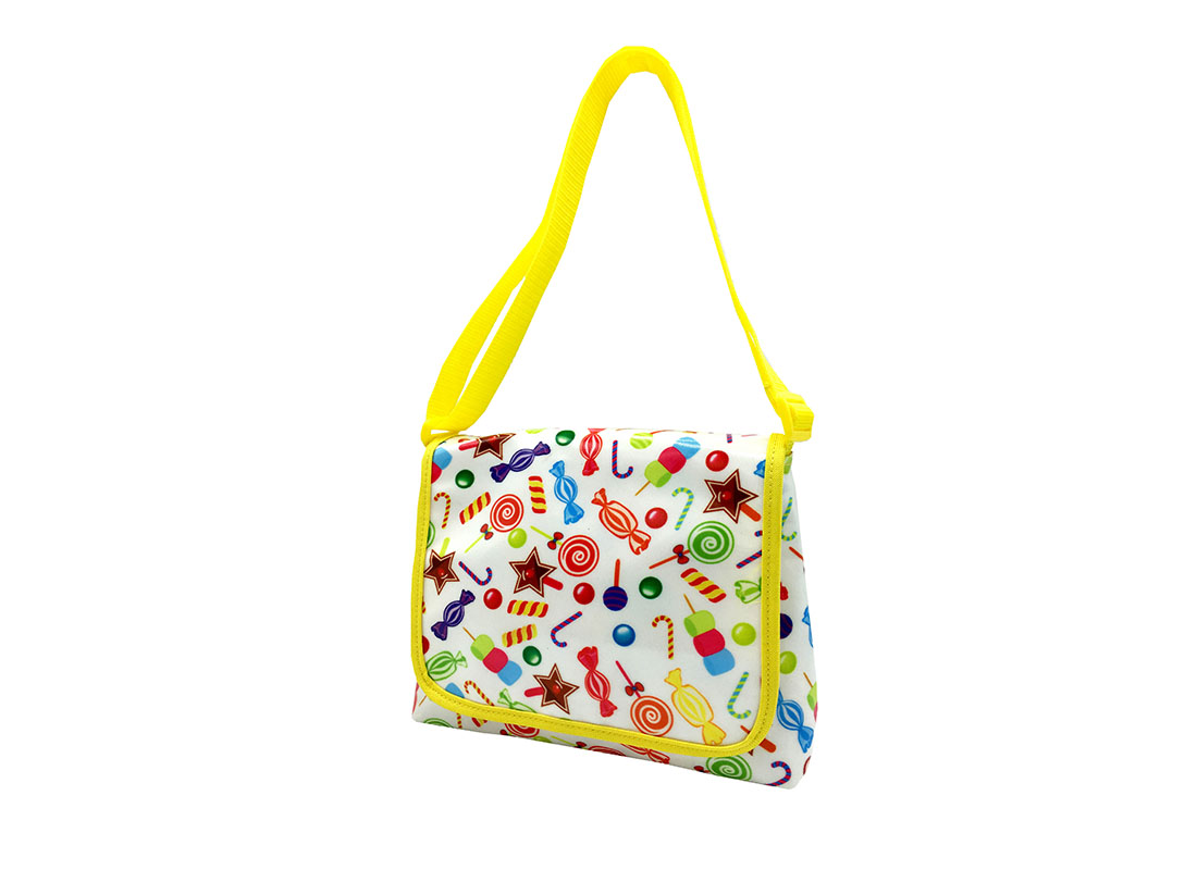 Mini Shoulder Bag with Candy Printing R side