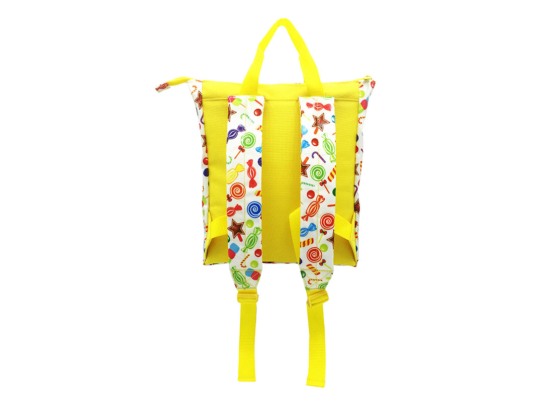 mini backpack with candy printing back
