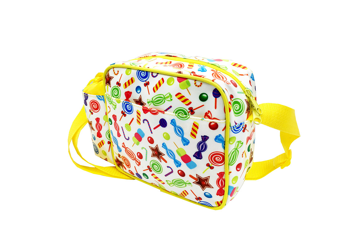 Mini Shoulder bag with small water bottle holder R side