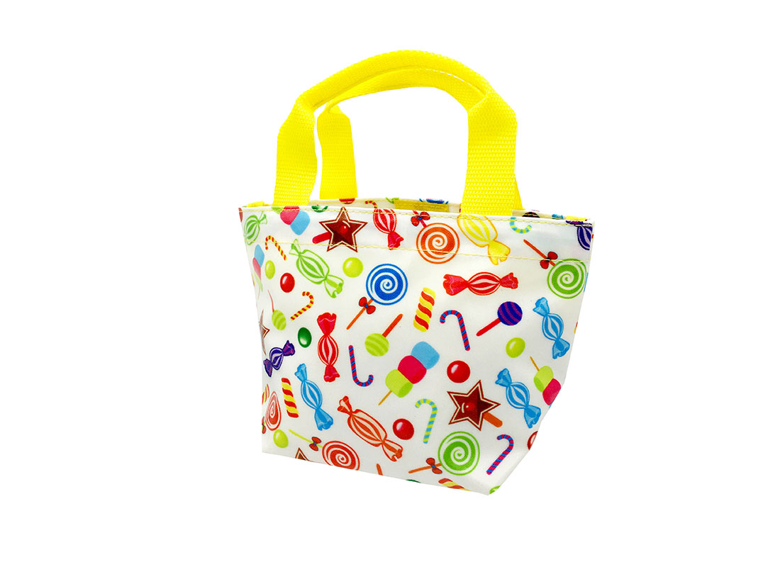 Mini Tote with Candy patter R side