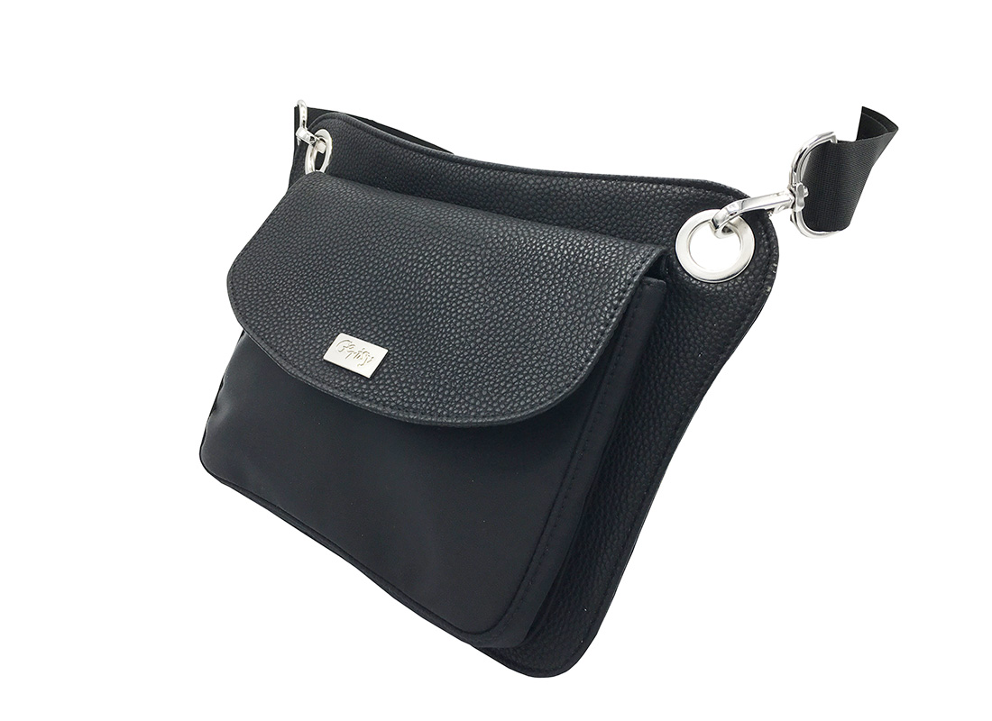 Women Waist Bag in Black Side