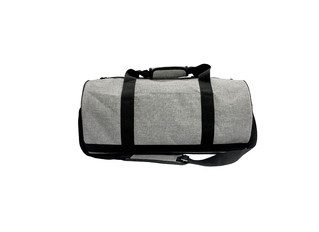 weekender duffel bag in grey