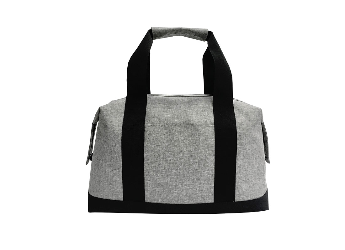 Weekender bag for men in grey