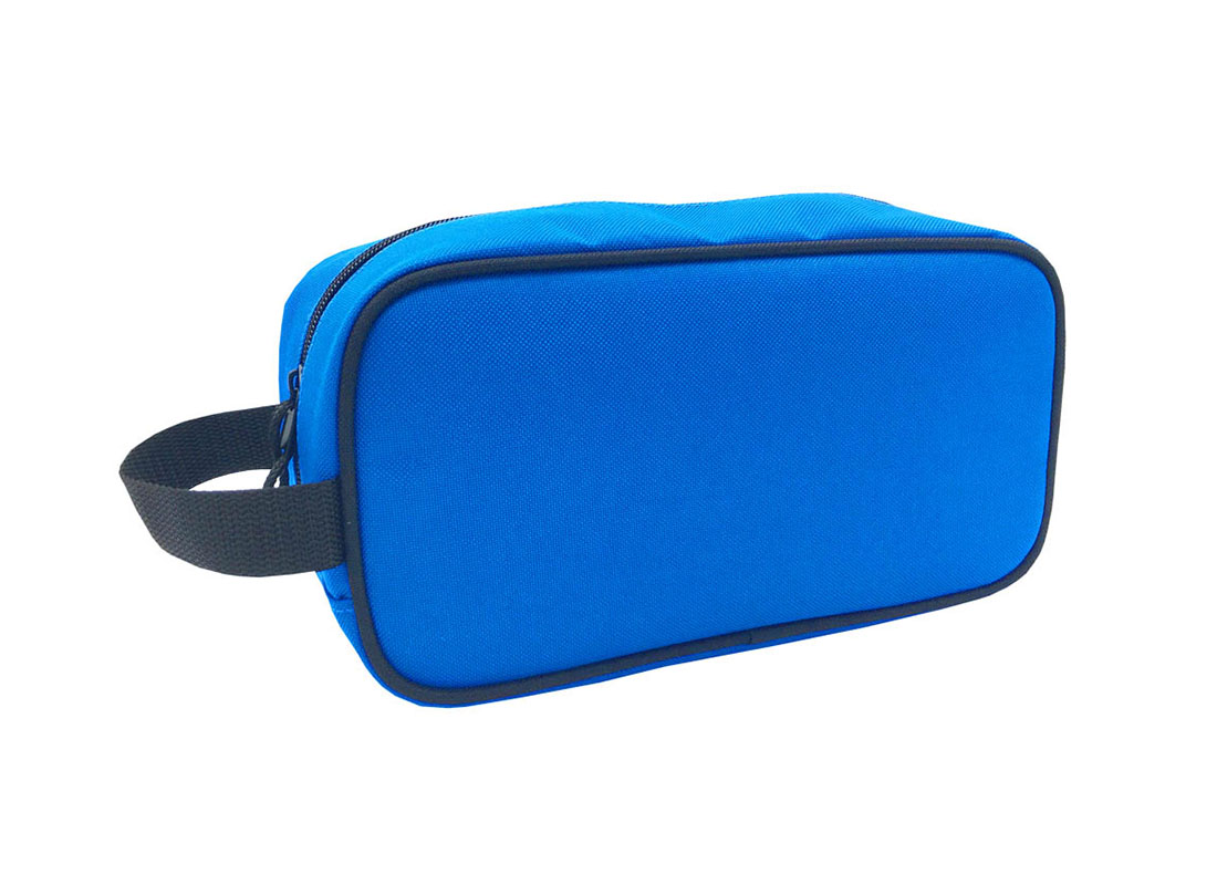 small toiletry bag in blue - L side