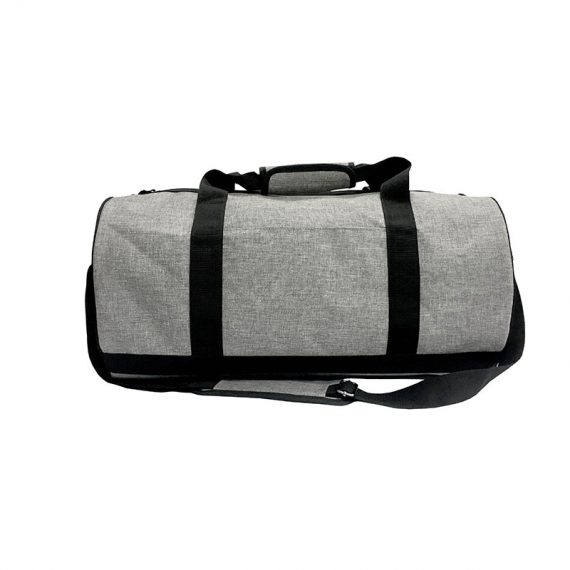weekender duffel bag in grey