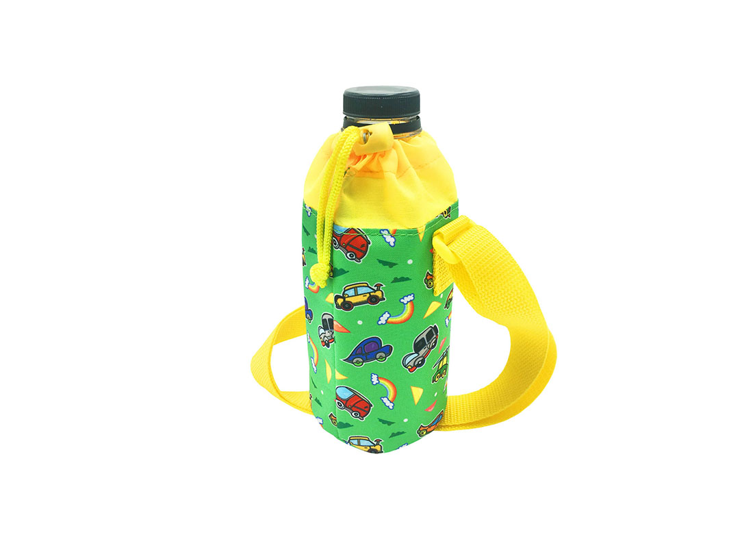 Children water bottle holder with car printing
