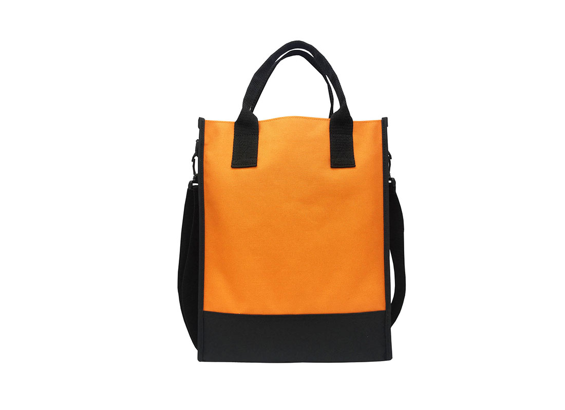 Document bag for A4 document in orange back