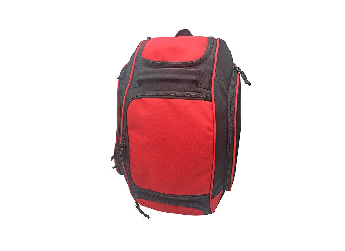 Outdoor backpack in black & red