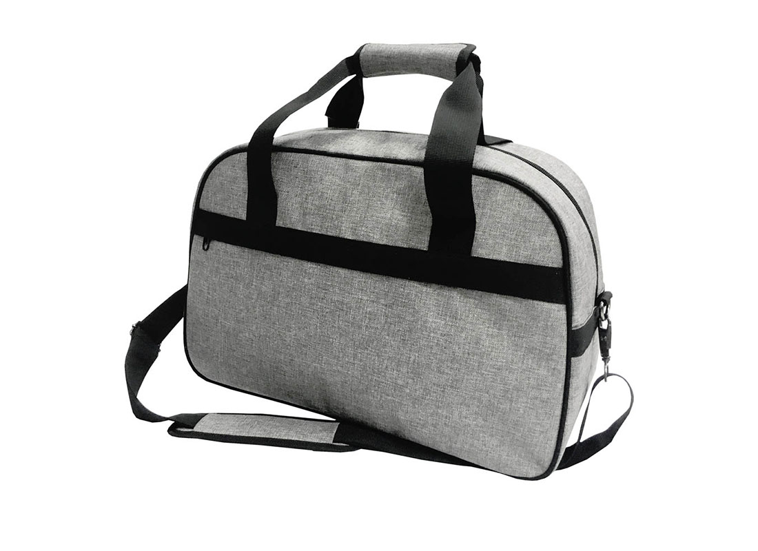 weekender bag for men in grey R side
