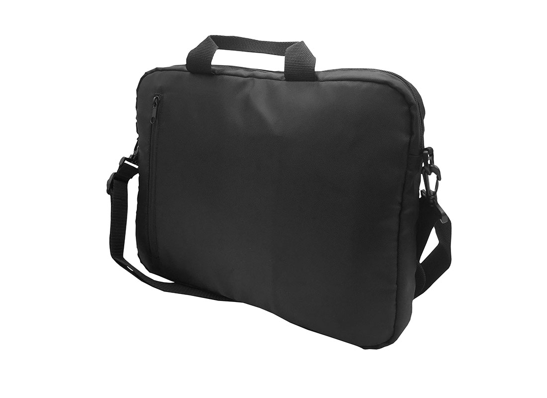 3 way laptop bag in black R side