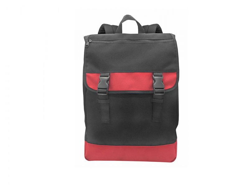 Roll Top Laptop Flap Backpack