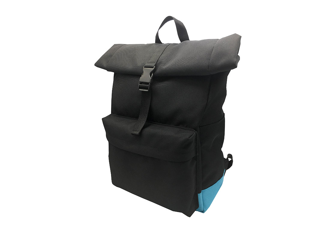 roll top laptop backpack R side