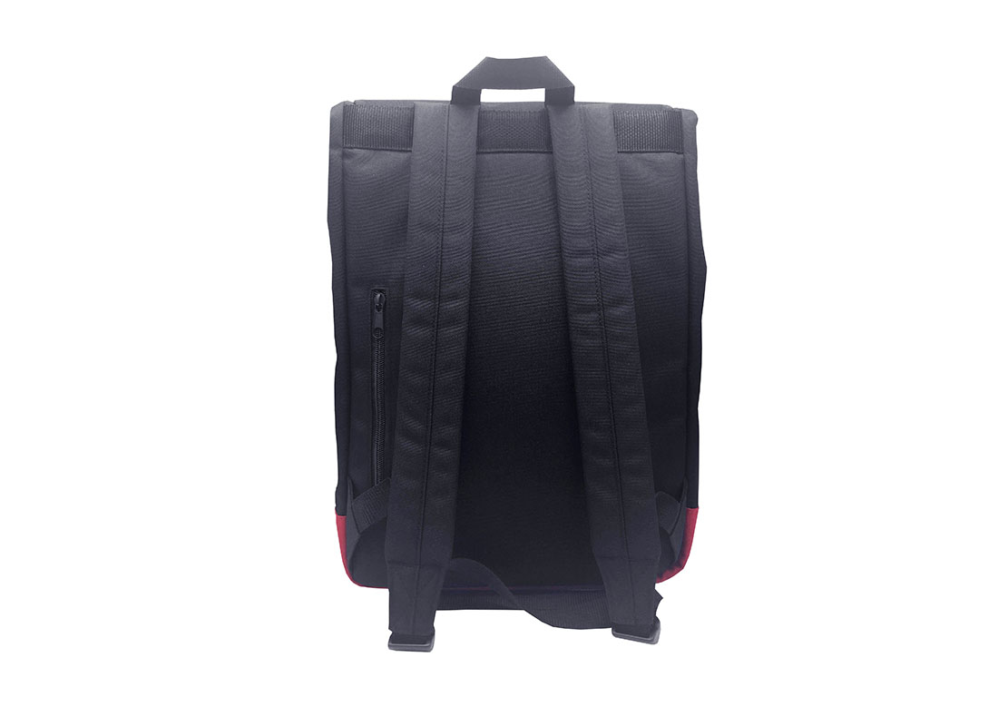roll top laptop flap backpack back