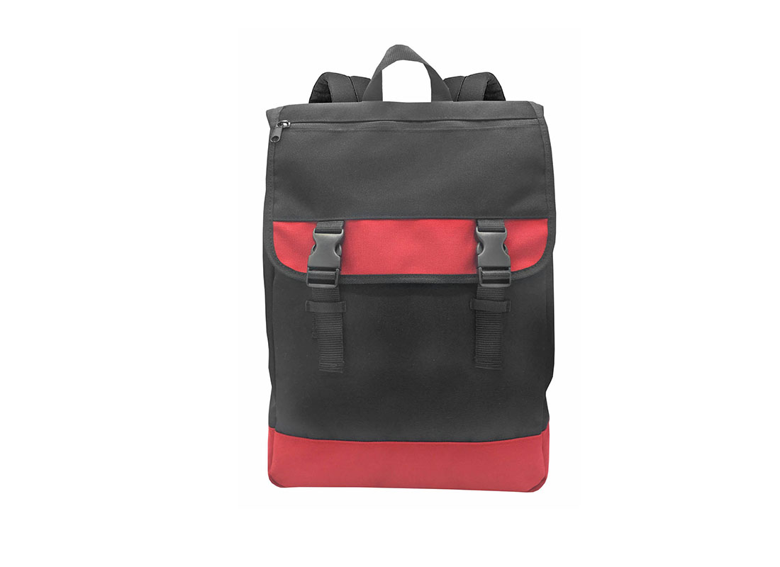 Roll Top Laptop Flap Backpack
