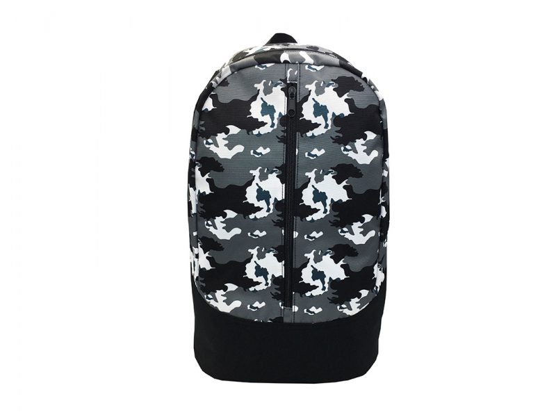 camo backpack front