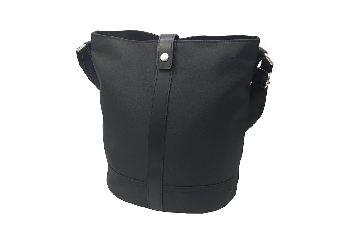 Mini Bucket Bag in Black R side