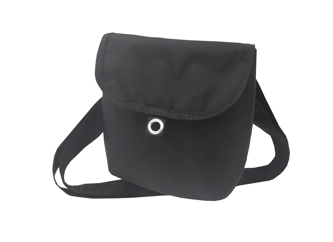 Mini cross body bag in Black R side