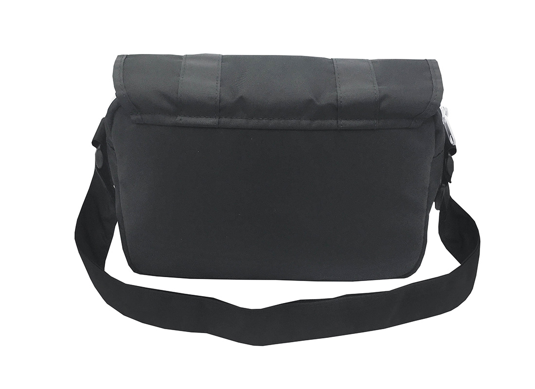 MIni Messenger Bag in Black back