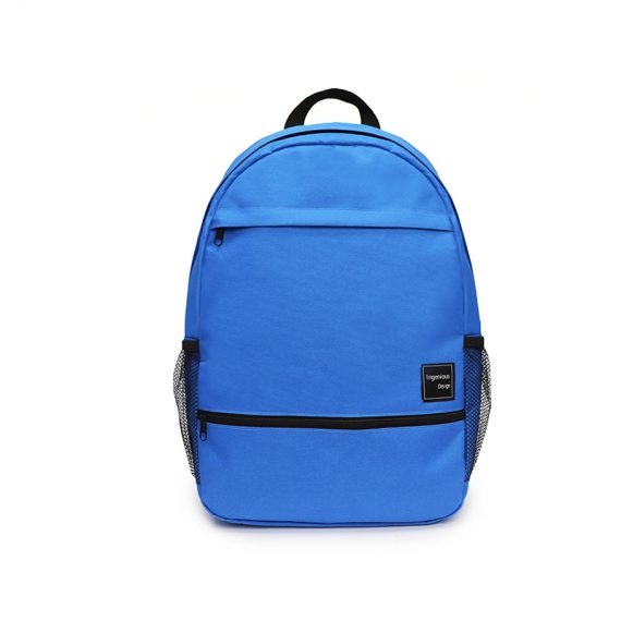 simple backpack - 20008 - blue front