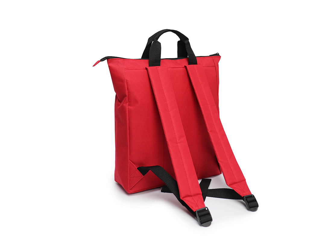simple backpack - 20005 - Red L back