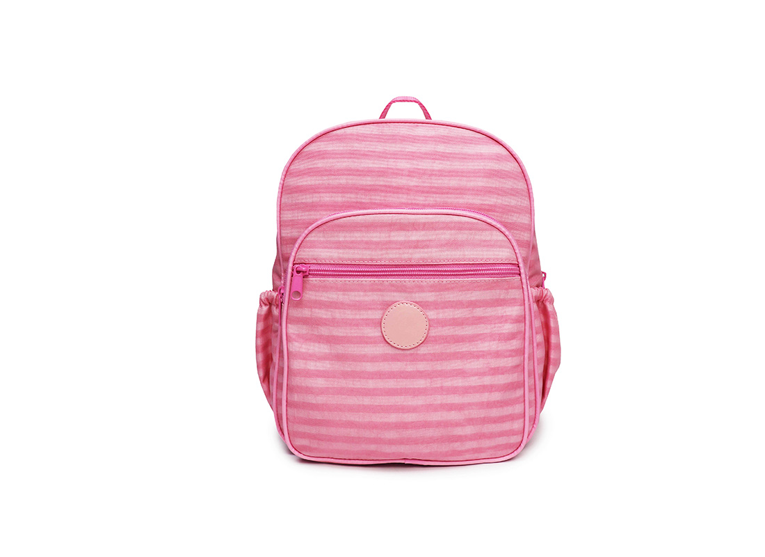 Pastel Pink Backpack - 20001 - pink front
